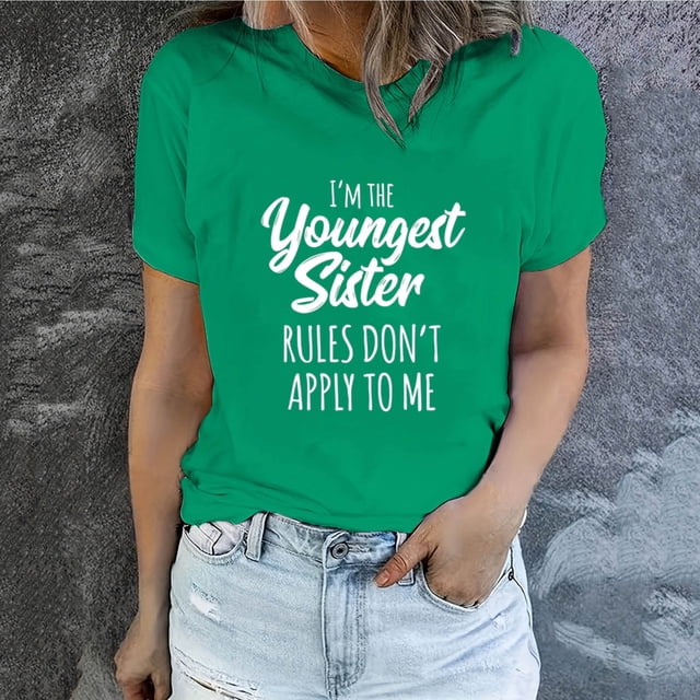 LSLJS T-Shirt Graphique à Manches Courtes Col Rond Décontracté Printemps et Été pour Femmes, Cadeaux pour Femmes