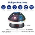 thumbnail image 4 of Star Projector Night Light, Baby Starry Ceiling Projection, 360° Rotating Mushroom Lamp for Bedroom Nursery Women Kids Children Gift, 4 of 8