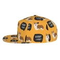 thumbnail image 3 of Balery Baseball Cap Flat Bill Hats for Men Adjustable Size for Running Workouts and Outdoor Activities All Seasons Dad Hat(Corgi ), 3 of 9