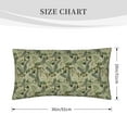 Disketp Tropical Plants Green Pillowcase, Queen Size Pillow Cases for