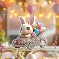 thumbnail image 3 of Decoraciones de Pascua, adornos de Pascua, regalos de Pascua, colgante decorativo de acrílico de Pascua de estilo bohemio plano 2D, artículos decorativos, 3 of 7