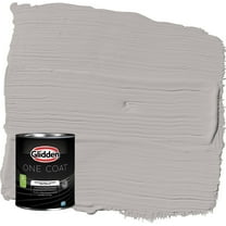 Glidden One Coat Gray Marble / Grey Semi-Gloss Interior Paint with Primer, 1 Quart