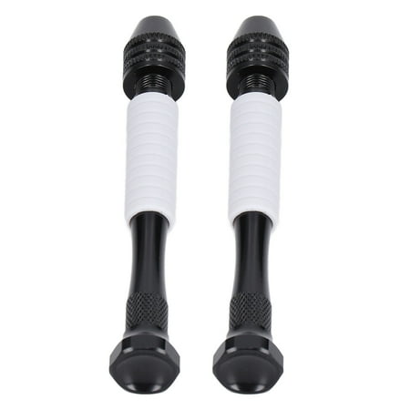 

Drills Bit Chuck Hand Drill 2Pcs Labor Saving For 0.3-3.2mm Shank Diameter