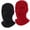 1 Black+1 Red, variant on 2 Pieces Full Face Mask Cover Ski Mask Winter Balaclava Cap Knitted Face Cover for Winter Outdoor Sports
