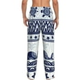 thumbnail image 3 of Sigee Sea Underwater Animals1 Print Men's Pajama Pants - Soft Lounge Sleep Bottoms with Elastic Waistband and Pockets-, 3 of 9