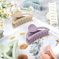 thumbnail image 4 of Hair Claw Clips for Women 9-Colors Cute Matte Strong Hold Hairclips 3.5" Fashion Big Plastic Barrettes for Women and Thinner hair styling, 4 of 9