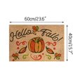 thumbnail image 5 of LNGOOR Happy Fall Door  Fall Leaves Pumpkin Theme Welcome Doormat for Front Door Indoor Outdoor Rug for Home Kitchen Floor Thanksgiving Decor 16 X 24 Inch, 5 of 5