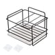 thumbnail image 1 of Esponja Rejilla para escurrir Fregadero de cocina Tazón para trapo Soporte para colgar en la pared Cesta hueca con bandeja, Negro Eigraketly HA004832-02, 1 of 7
