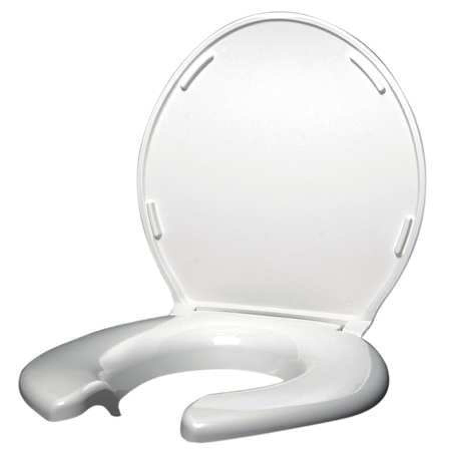 Centoco Hl440sts-001 Plastic Round Toilet Seat With Closed Front White for sale online 