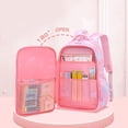 thumbnail image 2 of Girls School Backpack Cute Daypack Rainbow Book Bag Pink School Bag, 2 of 5