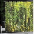 thumbnail image 4 of Ambesonne Spring Shower Curtain, Traveling Nature, 69"Wx75"L, Green, 4 of 5