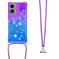 thumbnail image 3 of Funda para Motorola MOTO G Stylus 5G 2024 Brillantina Líquida Divertida Reluciente y con Cristales en Movimiento Cuerpo Cruzado con Cordón Ajustable, 3 of 5