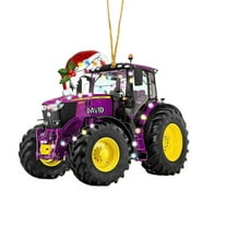 chaungfeng Christmas Truck Pendant, Automotive Christmas Ornaments, Vehicle Themed Decor, for Auto Enthusiast, Gift, Tree