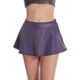 thumbnail image 1 of Gibobby faldas para mujer invierno Minifalda con estampado de Hip Hop y arcoíris para mujer, minifalda para fiesta de baile de noche(Negro, S), 1 of 5