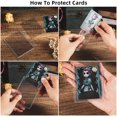thumbnail image 4 of Top Loader Card Protectors and Standard Size Card Sleeves Clear Card Protectors for Trading Cards (510 Pieces), 4 of 7