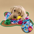 thumbnail image 3 of Alfombrilla para mascotas para perros, juego de alimentación interactivo, ventosas de girasol, golosinas para perros, alfombrilla de alimentación con rompecabezas que fomenta las habilidades, 3 of 6