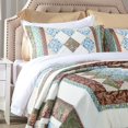 thumbnail image 4 of Calla Angel Meadow Handmade Pure Cotton Patchwork Quilt Set, 3 Piece, Queen, 4 of 4