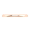 thumbnail image 3 of 14K Rose Gold 2mm Plain Wedding Band (Ring Size 9), 3 of 6