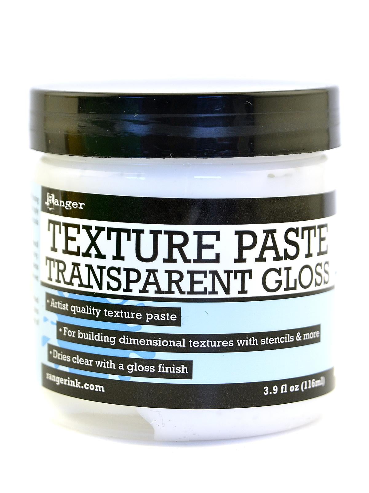 Texture Paste transparent gloss, 4 oz., jar (pack of 3)