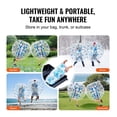 thumbnail image 6 of Bumper Ball 4FT - Inflatable Sumo Zorb Ball for Teens & Adults, 0.8mm PVC Outdoor Bubble Soccer Ball for Yard, Park Team Play, Durable Bopper Toy, 6 of 7