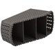 thumbnail image 3 of Wifehelper, caja de almacenamiento de escritorio de ratán de múltiples rejillas, soporte para cosméticos, organizador de escritorio, contenedor de accesorios para el hogar (gris oscuro), 1 Uds. JAMW Sencillez, 3 of 5