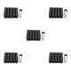 thumbnail image 2 of Riwesomey 20 piezas ABS tapa de válvula de neumático de coche portátil elegante de moda Universal Hexagonal protector de vehículo negro Type2 NO2, 2 of 6