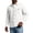 White, variant on Shacket for Men Collar Waffle Knit Button Down Shirt Jacket Lightweight Long Sleeve Point Collar Overshirt with Chest Pocket for Men Fall Daily Wear Black L
