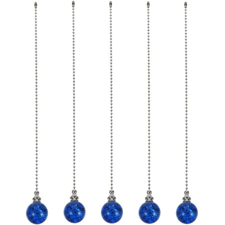 

5pcs Ceiling Fan Pull Chain Crack Ball Pull Chain Extension Lamp Pulling Chain