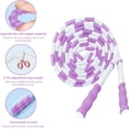 thumbnail image 4 of Jump Rope For Kids, Soft Beaded Jump Rope, Adjustable Length Tangle-Free Segmented Soft Beaded Skipping Rope，for Women, Men and Kids Keeping Fit, Workout and Weight Loss, 4 of 8