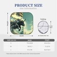 thumbnail image 3 of Vsdgher Bull Charging Through Waves Print Car Windshield Sun Shade, Reflective Sunshade Window Sunshade Sun Visor Protector Fit for Cars,Trucks,SUVs-Large, 3 of 6