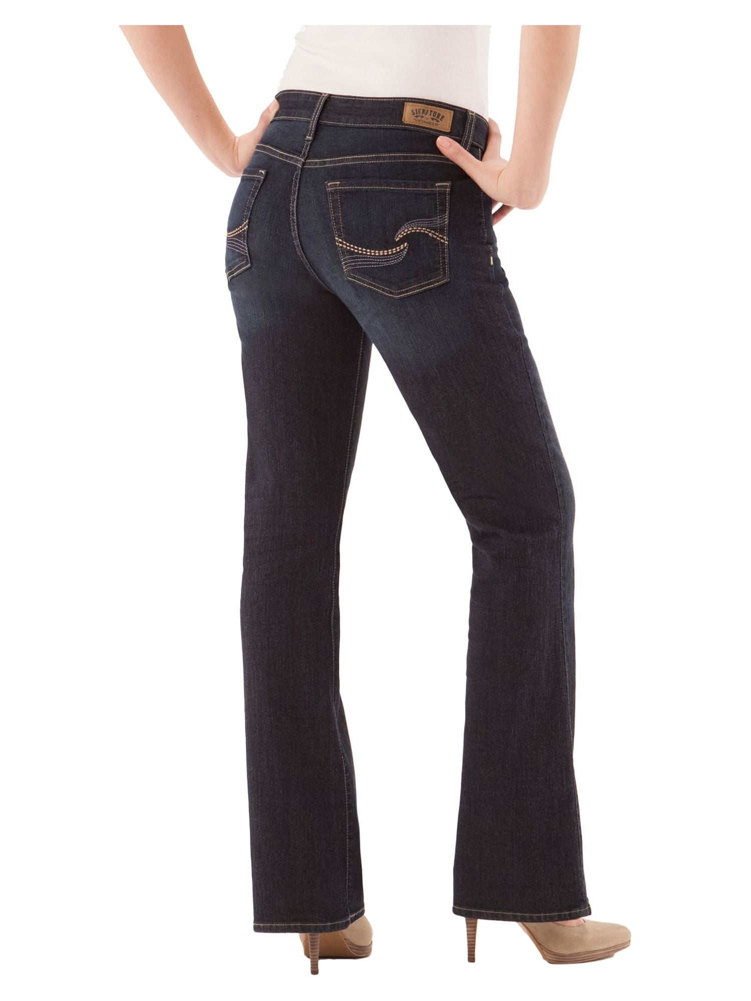 Stonewashed Monogram Patch Boot-Cut Jeans - Women - Ready-to-Wear