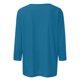 thumbnail image 5 of Camiseta básica de verano informal de color liso con cuello en V para mujer - Poliéster, manga 3/4, aberturas laterales - S-XXL, 5 of 5