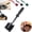 Black-1pc, variant on Ground Beef Masher,  Meat Masher Hamburger Smasher Tool with Heat Resistant Non Stick 5 Curve Blades - Burger Shredder for Ground Beef Grinder & Potato Kitchen Utensils,Red