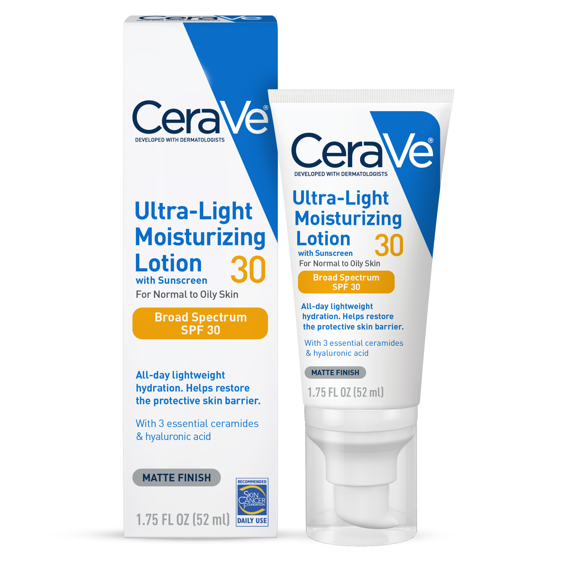 CeraVe Ultra-Light Moisturizing Lotion SPF 30, 1.75 oz photo 1