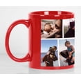 thumbnail image 4 of Printtoo PersonalizedPhotoCollage CoffeeMugFather's Love Custom Picture Ceramic CupDishwasher & Microwave Safe- 11 Oz -Red, 4 of 6