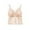 Beige, variant on Women Camisole with Lace Trim Lace Crop Top Built in Bra Half Cami Top Breathable Lace Bralettes Cami Crop Lace Tank Tops for Girl Ladies