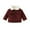 Wine, variant on Edvintorg 3M-3Y Toddler Boy Winter Corduroy Jacket Baby Girl Fall Plush Warm Casual Buttons Outwear Coat Thickened Cotton Jackets Trendy Jackets For Kids Boys On Clearance