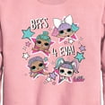 thumbnail image 2 of LOL Surprise! - LOL Bffs 4 Eva - Toddler And Youth Crewneck Fleece Sweatshirt, 2 of 4