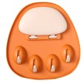 thumbnail image 1 of CAROOTU Cat Paw Pot Lid Spatula Rack with Hooks Wall Mounted Tableware Holder Countertop Spoon Rest Shelf Kitchen Supply, 1 of 6
