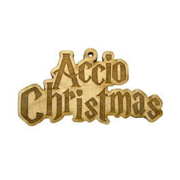 Ornament - Accio Christmas - Raw Wood 2x4in Ornament - Accio Christmas - Raw Wood 2x4in