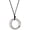 Silver, variant on Western Necklaces for Women Cord Long Rope Boho Stainless Steel Circle Pendant Chain Silver Gold Plated Personalized Statement Geometry Simple Jewelry