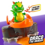 Slime Riders - Slime Toy Race Track Builder with Motorized Rechargeable Car - Draco The Dragon