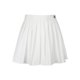 thumbnail image 3 of Falda plisada de cintura alta para mujer Falda corta con estampado de letras laterales con cremallera XBTCLXEBCO Blanco, Mediana, 3 of 6