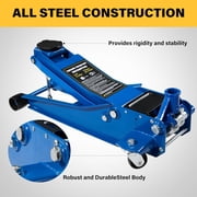 Ktaxon 3 Ton Floor Jack, Heavy Duty Hydraulic Floor Jack, 20 Max Lift, Blue