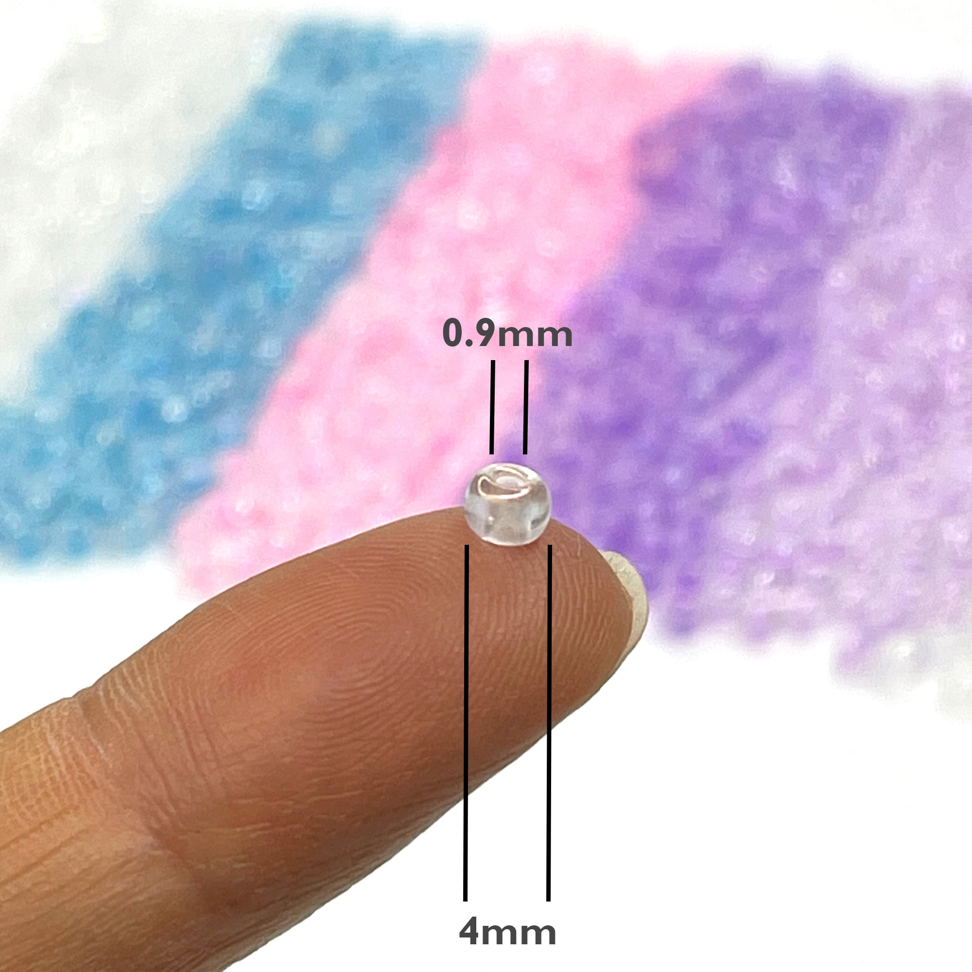  DICOBD 6000pcs 4mm 6/0 Glass Seed Beads Craft Beads