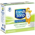 Fresh Step Advanced Simply Unscented Clumping Cat Litter, by Vets 18.5 Pounds