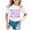 White, variant on WOYY 100 Days of School Shirt for Kids Girls Child Short Sleeved T-Shirt Soft Graphic Tee