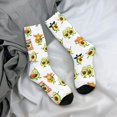 thumbnail image 5 of Logiee Kawaii Mexican Avocado Print Adult Socks for Men & Women,Calf Socks, Ankle Socks,Boots Socks,Breathable Casual Sock,Unisex Crew Socks, 5 of 6