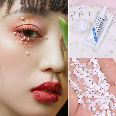 

OUNONA 1 Set Face Jewels Face Gems Face Pearls Makeup Body Jewels Eye Gems Jewels