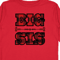 thumbnail image 4 of Inktastic Big Sis Buffalo Plaid Sister Girls Long Sleeve Toddler T-Shirt, 4 of 5